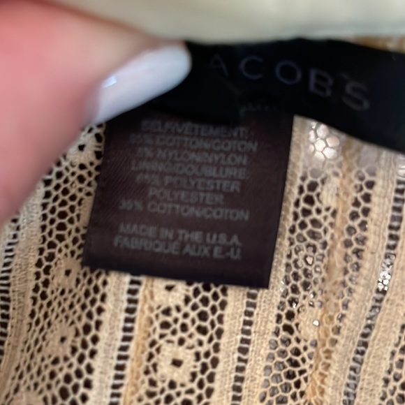 Marc Jacobs Vintage Lace shirt with black velvet trim - Picture 9 of 12